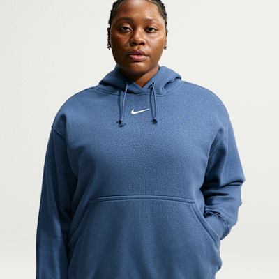 NIKE ACG★肉厚 富士山 バックプリント スウェット パーカー 青 XL Nike Sportswear Phoenix Fleece Women's Oversized Pullover Hoodie